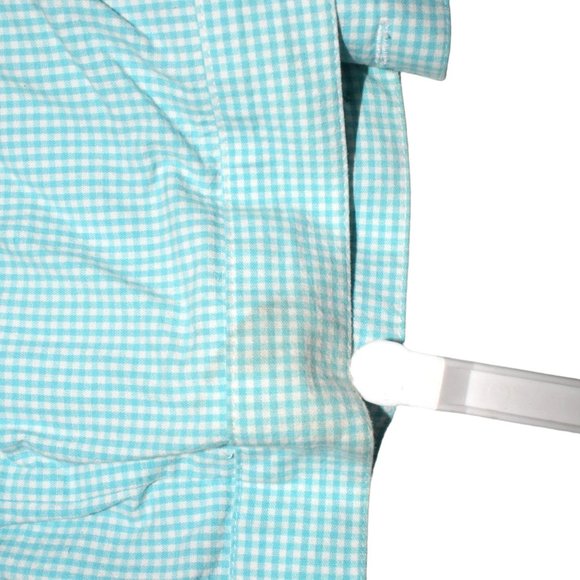 VTG Womens Sz 2X Quacker Factory Blue Gingham Embroidered Floral Daisies Jacket - Picture 6 of 10